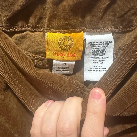 Ruby Rd Corduroy Pants - Picture 3 of 3